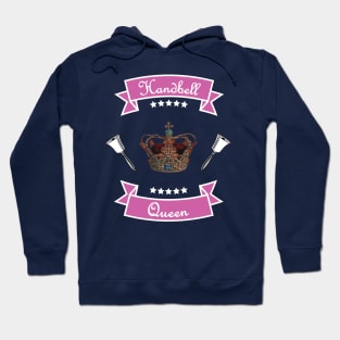 Handbell Queen Pink on Pink Hoodie